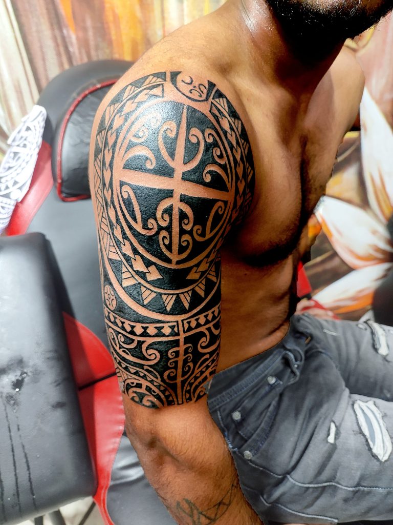Arm Tattoos for Men by Gupta Tattoo Studio Goa